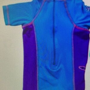 Kids Blue and Purple Swim Shirt